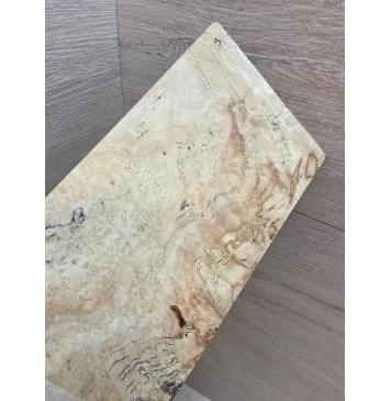 Клён Американский Каповый заготовка накладки на головку грифа Смешанный ААА Волна ААА 3.5х120-102х210 мм (АКЦИЯ)-5