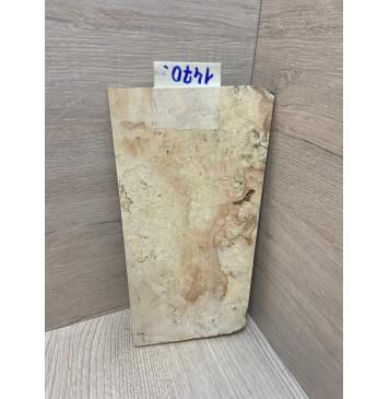 Клён Американский Каповый заготовка накладки на головку грифа Смешанный ААА Волна ААА 3.5х120-102х210 мм (АКЦИЯ)-3