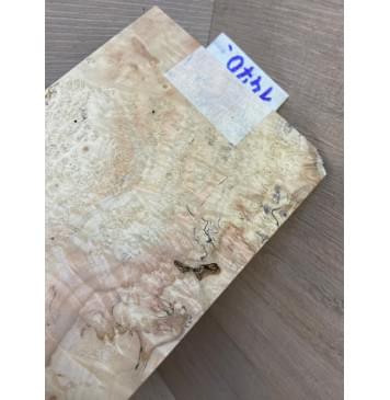 Клён Американский Каповый заготовка накладки на головку грифа Смешанный ААА Волна ААА 3.5х120-102х210 мм (АКЦИЯ)-2