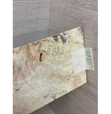 Клён Американский Каповый заготовка накладки на головку грифа Смешанный ААА Волна ААА 3.5х120-102х210 мм (АКЦИЯ)-1