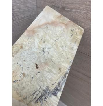 Клён Американский Каповый заготовка накладки на головку грифа Смешанный ААА Волна ААА 4.2х120-100х210 мм (АКЦИЯ)-6