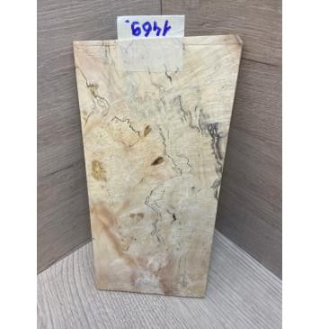 Клён Американский Каповый заготовка накладки на головку грифа Смешанный ААА Волна ААА 4.2х120-100х210 мм (АКЦИЯ)-4