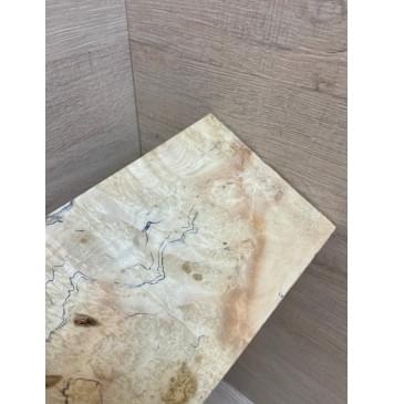 Клён Американский Каповый заготовка накладки на головку грифа Смешанный ААА Волна ААА 4.2х120-100х210 мм (АКЦИЯ)-1