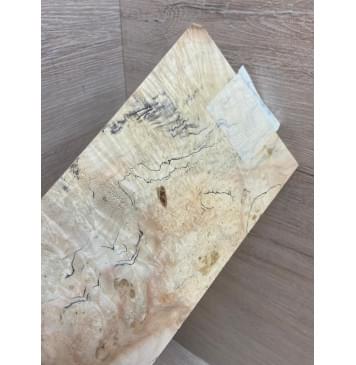 Клён Американский Каповый заготовка накладки на головку грифа Смешанный ААА Волна ААА 4х120-102х210 мм (АКЦИЯ)-3