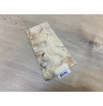 Клён Американский Каповый заготовка накладки на головку грифа Смешанный ААА Волна ААА 5.2х120-102х210 мм (АКЦИЯ)-0