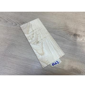 Ясень Белый Волнистый заготовка накладки на головку грифа Смешанный АА Волна АА 4х114х242 мм (АКЦИЯ)-0