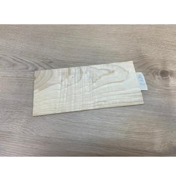 Ясень Белый Волнистый заготовка накладки на головку грифа Смешанный АА Волна АА 4х114х242 мм (АКЦИЯ)-2