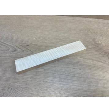 Клён Белый Явор, Волнистый заготовка для бриджа акустической гитары Радиал АА Волна ААА 15х38х210 мм (АКЦИЯ)-0