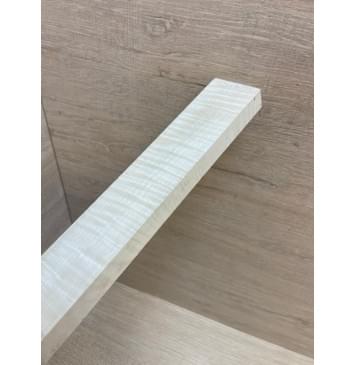 Клён Белый Явор, Волнистый заготовка для бриджа акустической гитары Радиал АА Волна ААА 15х38х210 мм (АКЦИЯ)-4