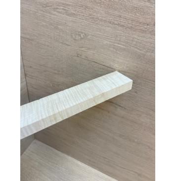 Клён Белый Явор, Волнистый заготовка для бриджа акустической гитары Радиал АА Волна ААА 15х38х210 мм (АКЦИЯ)-7