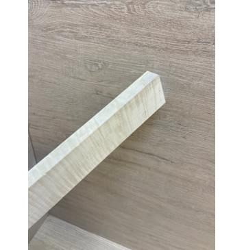 Клён Белый Явор, Волнистый заготовка для бриджа акустической гитары Радиал АА Волна ААА 15х38х210 мм (АКЦИЯ)-8