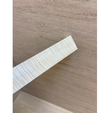 Клён Белый Явор, Волнистый заготовка для бриджа акустической гитары Радиал АА Волна ААА 15х38х210 мм (АКЦИЯ)-9