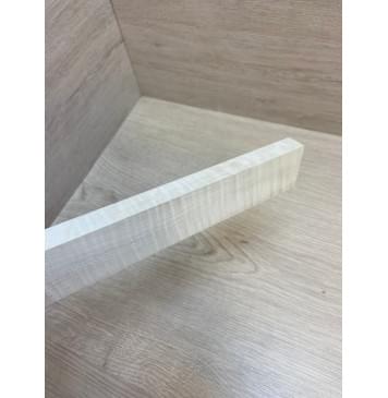 Клён Белый Явор, Волнистый заготовка для бриджа акустической гитары Радиал АА Волна ААА 15х38х210 мм (АКЦИЯ)-10