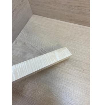 Клён Белый Явор, Волнистый заготовка для бриджа акустической гитары Радиал АА Волна ААА 15х38х210 мм (АКЦИЯ)-11