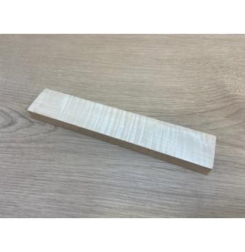 Клён Белый Явор, Волнистый заготовка для бриджа акустической гитары Радиал АА Волна ААА 15х38х205 мм (АКЦИЯ)-7
