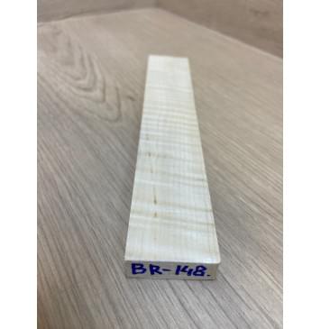 Клён Белый Явор, Волнистый заготовка для бриджа акустической гитары Радиал АА Волна ААА 15х38х205 мм (АКЦИЯ)-8