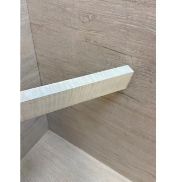 Клён Белый Явор, Волнистый заготовка для бриджа акустической гитары Радиал АА Волна ААА 15х38х205 мм (АКЦИЯ)-1