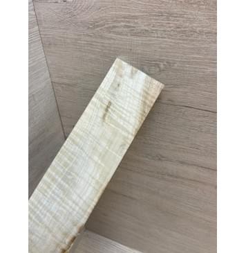 Клён Белый Явор, Волнистый заготовка для бриджа акустической гитары Радиал АА Волна ААА 10.7х50х195 мм (АКЦИЯ)-3