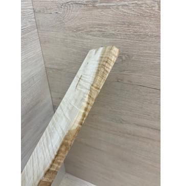 Клён Белый Явор, Волнистый заготовка для бриджа акустической гитары Радиал АА Волна ААА 10.7х50х195 мм (АКЦИЯ)-4