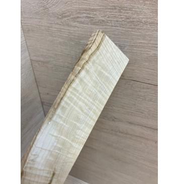 Клён Белый Явор, Волнистый заготовка для бриджа акустической гитары Радиал АА Волна ААА 10.7х50х195 мм (АКЦИЯ)-6