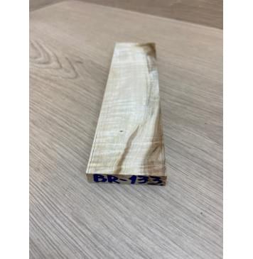 Клён Белый Явор, Волнистый заготовка для бриджа акустической гитары Радиал АА Волна ААА 10.6х50х192 мм (АКЦИЯ)-3