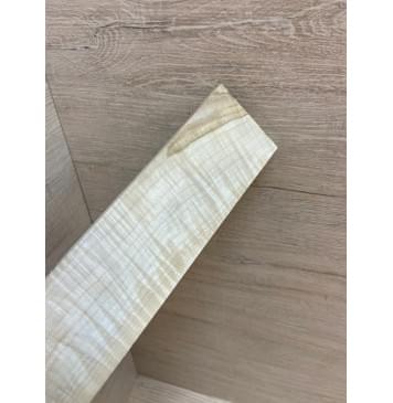 Клён Белый Явор, Волнистый заготовка для бриджа акустической гитары Радиал АА Волна ААА 10.6х50х192 мм (АКЦИЯ)-5