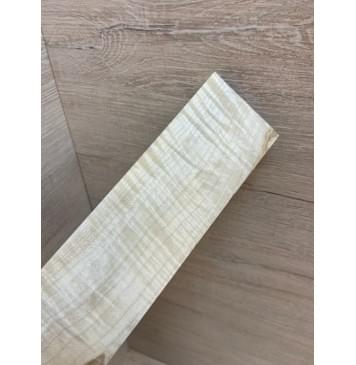 Клён Белый Явор, Волнистый заготовка для бриджа акустической гитары Радиал АА Волна ААА 10.6х50х192 мм (АКЦИЯ)-6