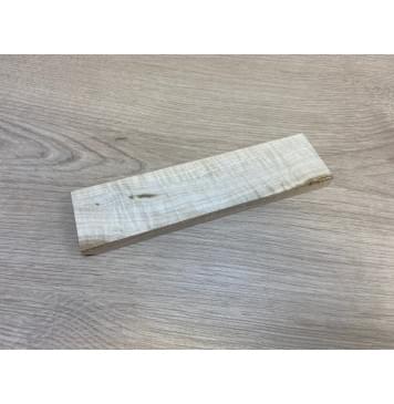 Клён Белый Явор, Волнистый заготовка для бриджа акустической гитары Радиал АА Волна ААА 11.5х46х182 мм (АКЦИЯ)-0