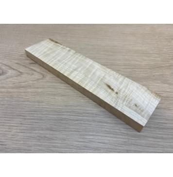 Клён Белый Явор, Волнистый заготовка для бриджа акустической гитары Радиал АА Волна ААА 11.5х46х182 мм (АКЦИЯ)-3