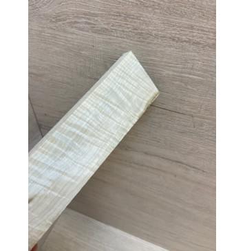 Клён Белый Явор, Волнистый заготовка для бриджа акустической гитары Радиал АА Волна ААА 11.5х46х182 мм (АКЦИЯ)-6