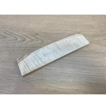 Клён Белый Явор, Волнистый заготовка для бриджа акустической гитары Радиал АА Волна ААА 11.5х46х182 мм (АКЦИЯ)-1