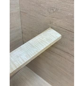 Клён Белый Явор, Волнистый заготовка для бриджа акустической гитары Радиал АА Волна ААА 11.5х46х182 мм (АКЦИЯ)-4