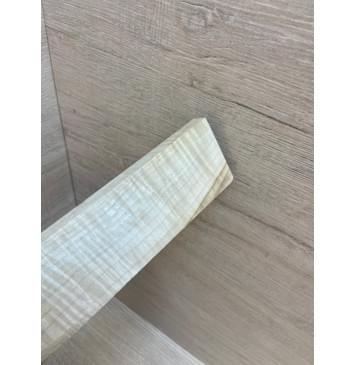 Клён Белый Явор, Волнистый заготовка для бриджа акустической гитары Радиал АА Волна ААА 11.5х46х182 мм (АКЦИЯ)-7