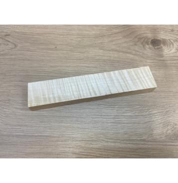 Клён Белый Явор, Волнистый заготовка для бриджа акустической гитары Радиал АА Волна ААА 16х38х187 мм (АКЦИЯ)-0