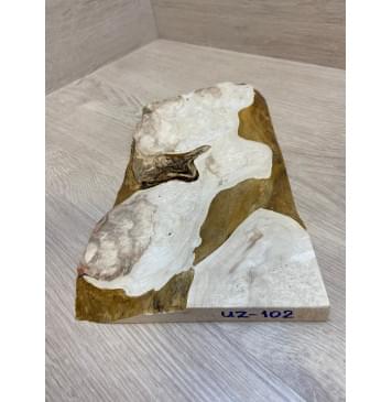 Клён Американский Каповый Универсальная заготовка Смешанный ААА Волна ААА 19х175-150х315-300 мм-8