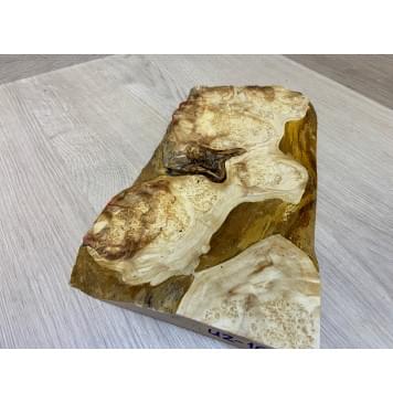 Клён Американский Каповый Универсальная заготовка Смешанный ААА Волна ААА 19х175-150х315-300 мм-5