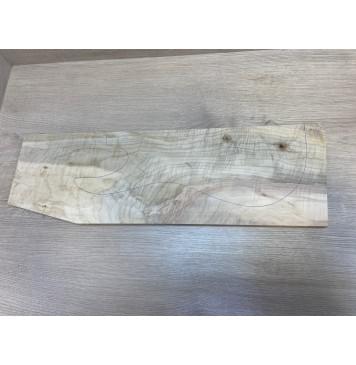 Клён Американский Волнистый заготовка на топ Смешанный А Волна АА 19х195-155х610-605 мм (1 шт под распил) АКЦИЯ-18