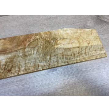 Клён Американский Волнистый заготовка на топ Смешанный А Волна АА 19х195-155х610-605 мм (1 шт под распил) АКЦИЯ-7