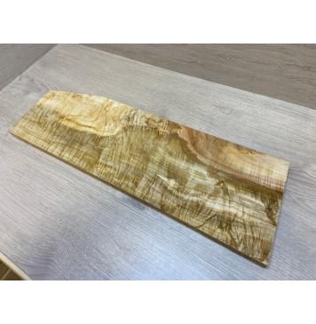 Клён Американский Волнистый заготовка на топ Смешанный А Волна АА 19х195-155х610-605 мм (1 шт под распил) АКЦИЯ-9