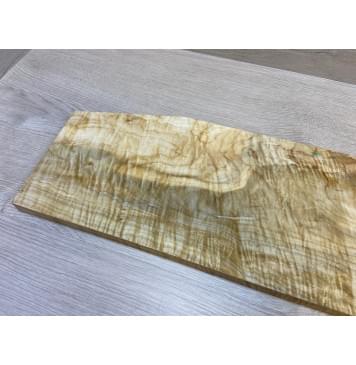 Клён Американский Волнистый заготовка на топ Смешанный А Волна АА 19х195-155х610-605 мм (1 шт под распил) АКЦИЯ-11