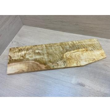 Клён Американский Волнистый заготовка на топ Смешанный А Волна АА 19х195-155х610-605 мм (1 шт под распил) АКЦИЯ-12