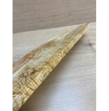 Клён Американский Волнистый заготовка на топ Смешанный А Волна АА 19х195-155х610-605 мм (1 шт под распил) АКЦИЯ-16