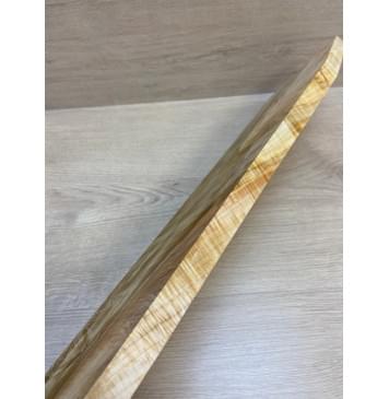 Клён Американский Волнистый заготовка на топ Смешанный А Волна АА 19х195-155х610-605 мм (1 шт под распил) АКЦИЯ-17