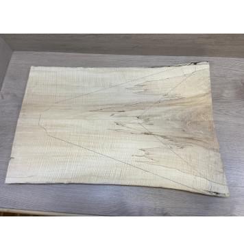 Клён Американский Волнистый заготовка на топ Смешанный ААА Волна ААА 20х224-200х640 мм - 2 шт. (книжкой) АКЦИЯ-19