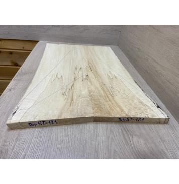 Клён Американский Волнистый заготовка на топ Смешанный ААА Волна ААА 20х224-200х640 мм - 2 шт. (книжкой) АКЦИЯ-2