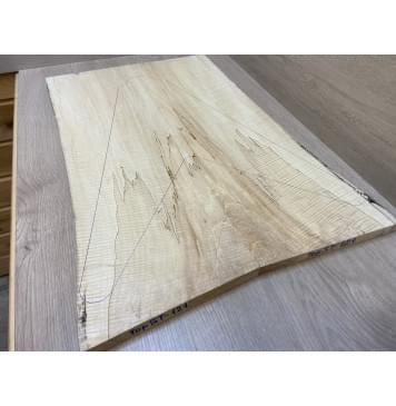 Клён Американский Волнистый заготовка на топ Смешанный ААА Волна ААА 20х224-200х640 мм - 2 шт. (книжкой) АКЦИЯ-3