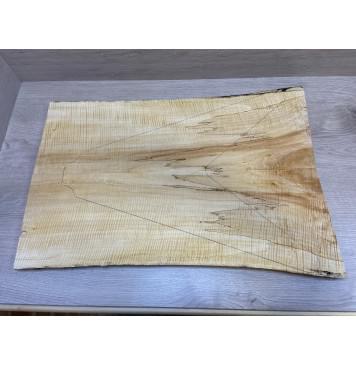 Клён Американский Волнистый заготовка на топ Смешанный ААА Волна ААА 20х224-200х640 мм - 2 шт. (книжкой) АКЦИЯ-0