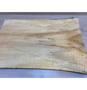 Клён Американский Волнистый заготовка на топ Смешанный ААА Волна ААА 20х224-200х640 мм - 2 шт. (книжкой) АКЦИЯ-8