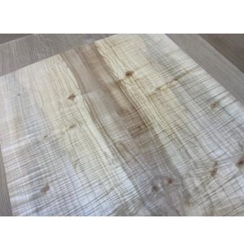 Клён Американский Волнистый заготовка на топ Смешанный АА Волна ААА 20х195х540 мм - 2 шт. (книжкой) АКЦИЯ-3