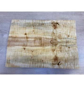 Клён Американский Волнистый заготовка на топ Смешанный АА Волна ААА 20х195х540 мм - 2 шт. (книжкой) АКЦИЯ-0